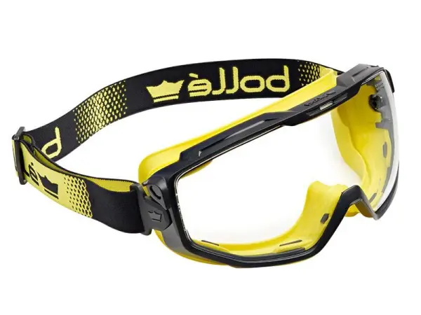 Bolle Safety Universalschutzbrille, Ventiliert, Gelb, Antifog