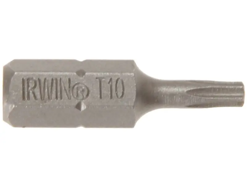 IRWIN 10 חתיכות אובזרבים TORX TX10, 25 מ״מ, פלדת S2