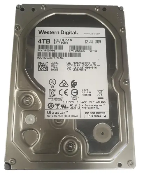 Disque dur interne WD Recertifié 4TB 3,5 pouces SATA 7200 tr/min