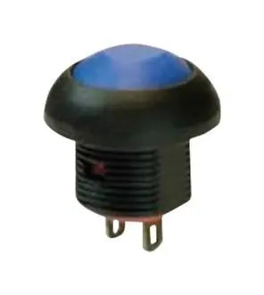 MULTICOMP PRO - Interrupteur à bouton-poussoir SPST-NO avec LED bleue, 12,9mm