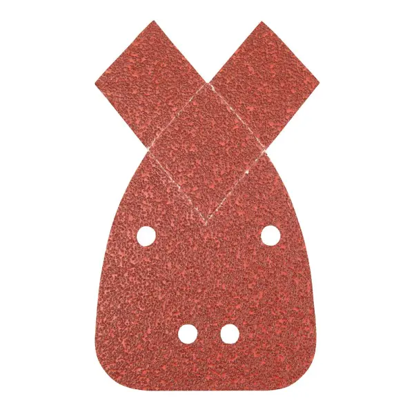 Silverline 140mm Hook & Loop Detail Sander Sheets, 60 Grit, 10pk