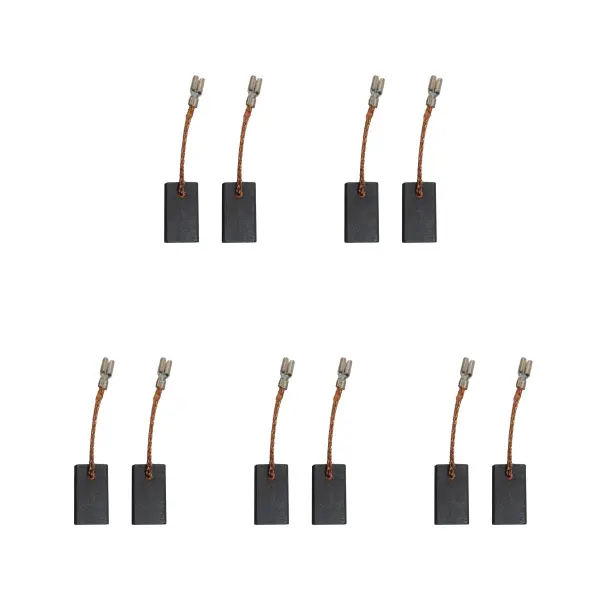 5 Sets of 2x Carbon Brushes for Bosch H43 Mini Grinder (5x10x17.5mm)