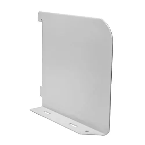 Timco 雙槽式層板端蓋 - 白色 (尺寸 150毫米 - 每個)