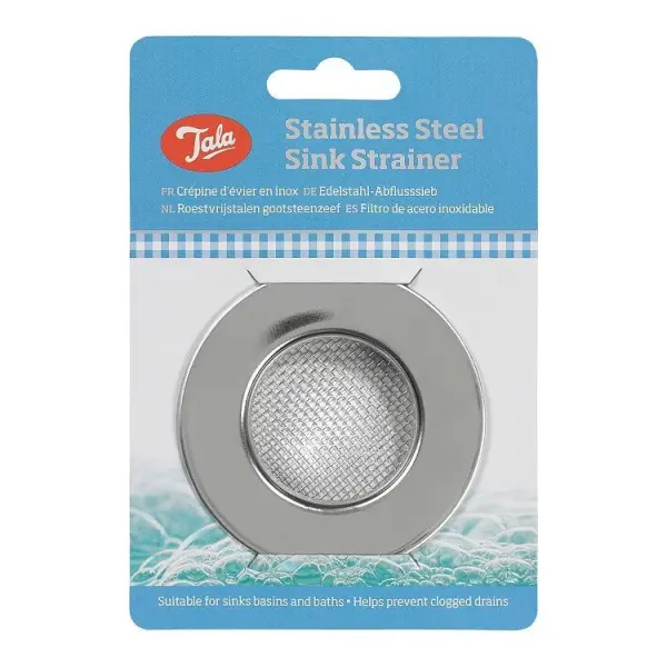 Tala Stainless Steel Mini Sink Strainer, 90 mm