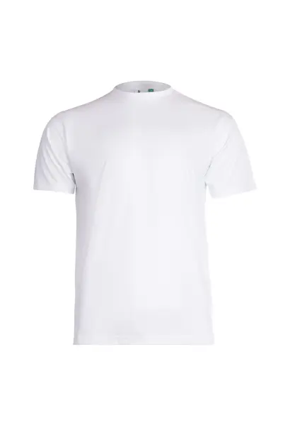 Uneek Unisex Eco T-Shirt, Bán, XS, 75% Orgánach & 25% Cadás Athchúrsáilte