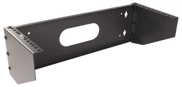 Pulse 19” 4U Vertical Rack Mount Wall Bracket Black