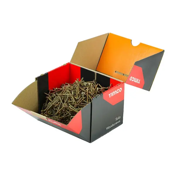 Timco Solo Woodscrews 4.0 x 50mm (1000-Pack)