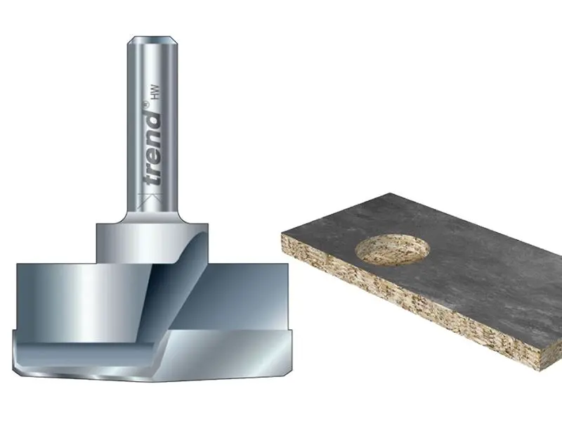 Trend T421/35 Fresa a Lama in Carburo di Tungsteno per Asola Porta, 35mm, Cod. 