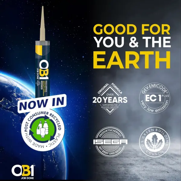 OB1 Sandstone Multi-Surface Sealant & Adhesive (Box of 12)