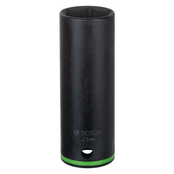 Bosch 1/2 Inch Drive Impact Socket, 21mm, S2 Modified Steel