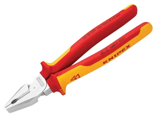 Knipex VDE High Leverage Combination Pliers, 225mm