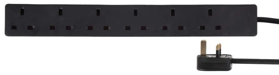 PRO ELEC 6口電源タップ 7.5m ブラック