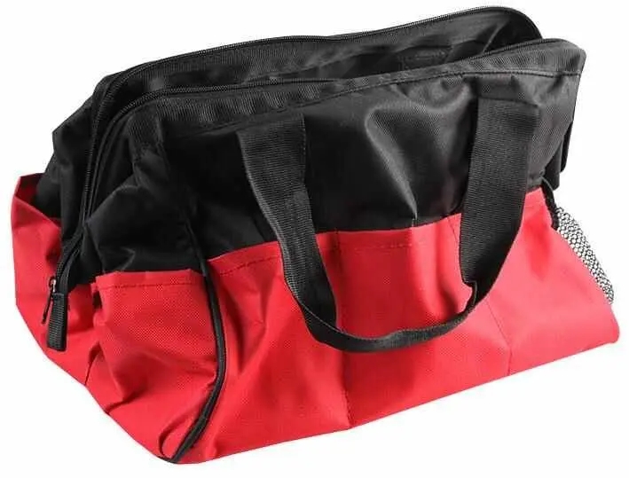 DURATOOL 12-Inch Contractors Tool Bag with Reinforced Handles