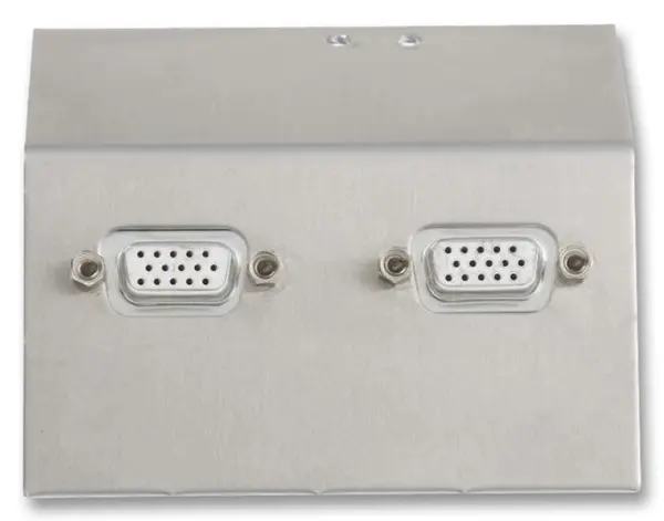 CLEVER LITTLE BOX - Winkelplatte mit 2x VGA-Anschlüssen