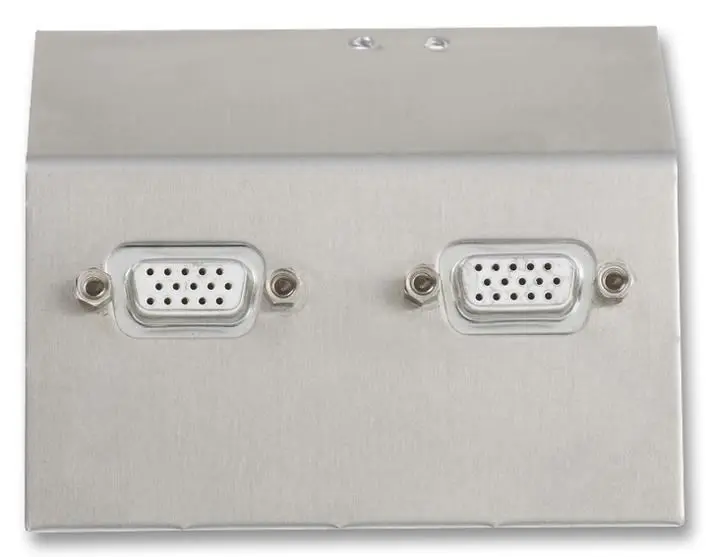 CLEVER LITTLE BOX Placa Angular con 2x Conectores VGA