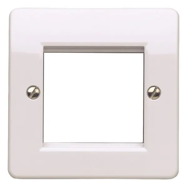 MK 1 Gang 2 Module Euro Frontplate