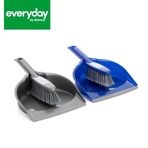 Everyday by Wilsons Dustpan & Brush with Soft Bristles