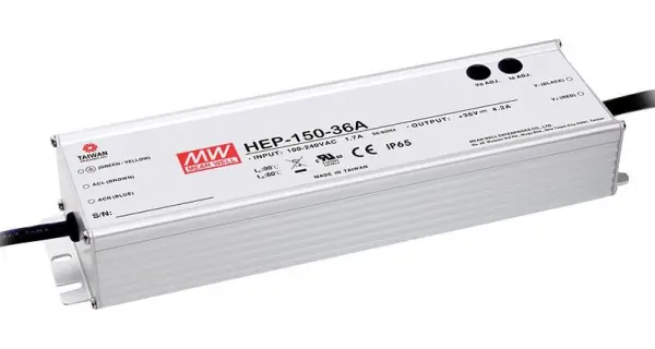 MEAN WELL - 12V, 12.5A, 150W 封閉式電源供應器