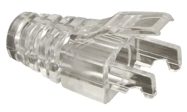 KAUDEN LZC5E RJ45 Cat5e 透明フラッシュブーツ（100個パック）