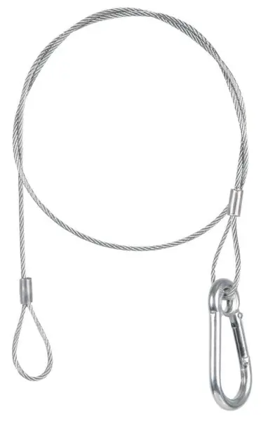 PULSE Cabo de Segurança de Aço Galvanizado, 2mm x 600mm
