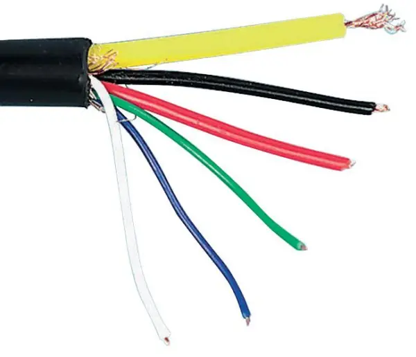 PRO POWER - 四芯閉路電視電纜 7/0.2mm 黑色 5mm x 100米