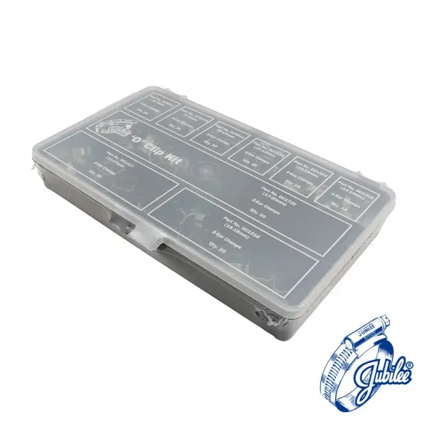 Jubilee OK175MS 軟鋼O型夾圈套裝 (175件裝)