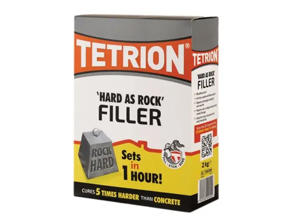 Tetrion Cemento de Reparación de Albañilería, 2kg, Impermeable y Resistente