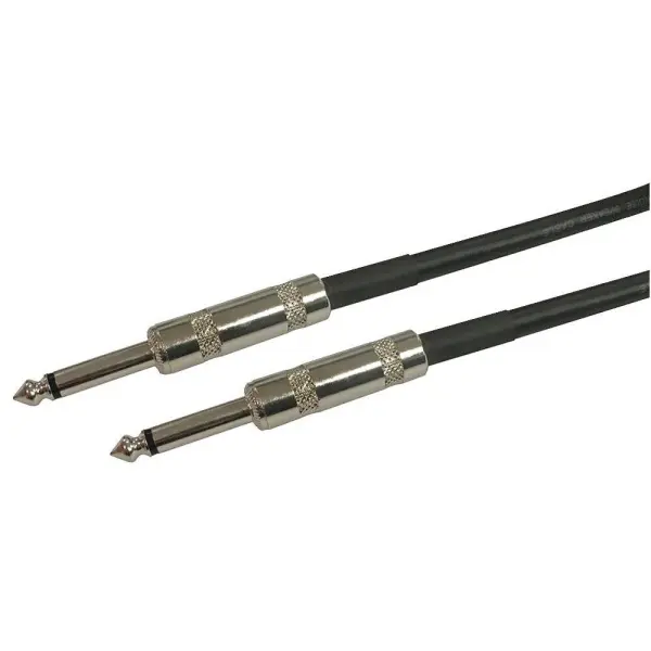 PULSE UK Limited 6.35mm Jack-to-Jack Speaker Cable, 3m Black