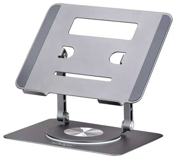 StarTech.com Aluminium Laptop Riser / Stand with 360 Swivel Base
