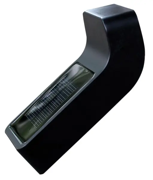 PRO ELEC IP65 Outdoor Solar LED Security Wall Light, Black