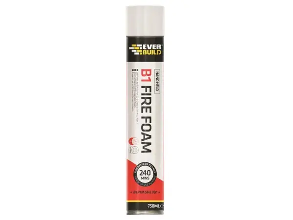 Everbuild Sika - Mousse Polyuréthane B1 Résistante au Feu, Aérosol 750ml