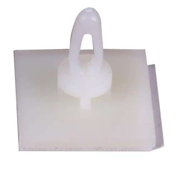 DURATOOL תמיכת PCB עם בסיס דביק, גובה 6.4 מ״מ, ניילון 6.6, חבילת 50