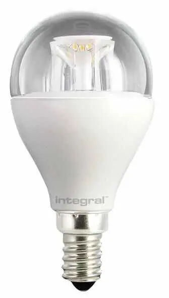 INTEGRAL LED E14 6W Golf Ball Bulb, Warm White, 470lm