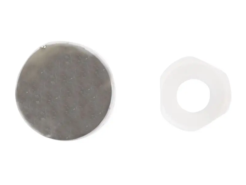 ForgeFix Tapón Abovedado para Cubrir Tornillos, Cromo, Nº 6-8, Paquete de 25