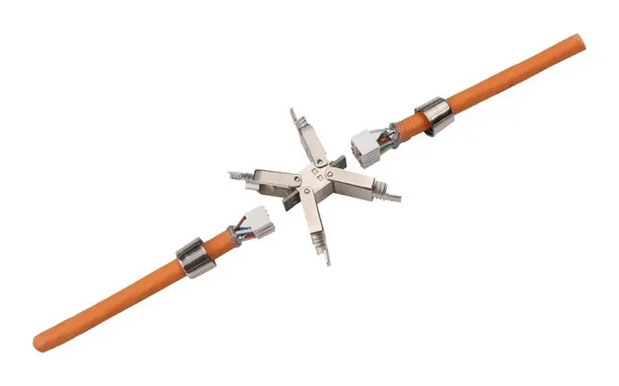 TUK Giunto Inline Schermato Cat6a per Cavi Dati