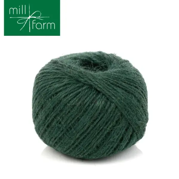 Mill Farm Große Jute-Schnur Knäuel Grün 250g/185m
