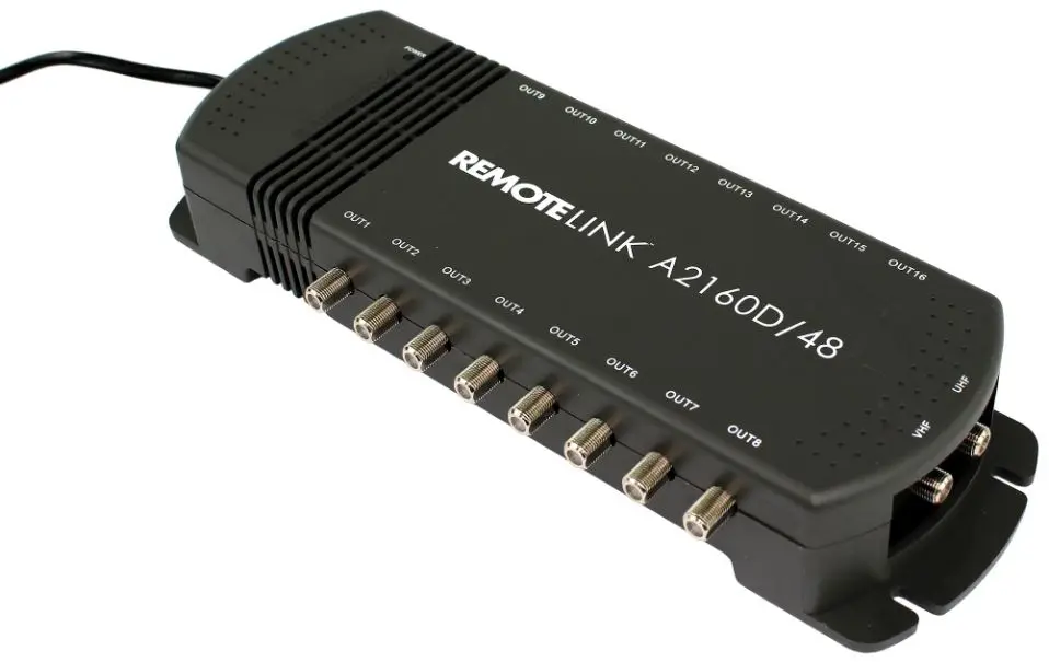 ANTIFERENCE RemoteLink Mains Powered 2 In/16 Out TV Amplifier