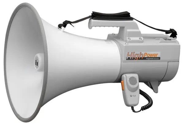TOA 30W Shoulder Megaphone with Whistle