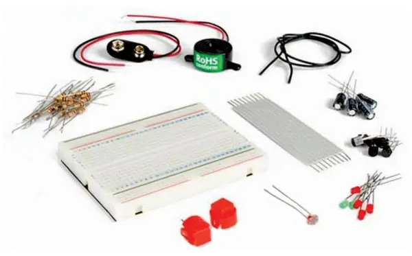 WHADDA Soldeerloos Elektronica Startpakket | Breadboard & Onderdelen