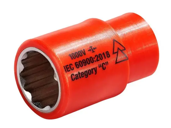 ITL Insulated Douille isolée 3/8 de pouce 17mm