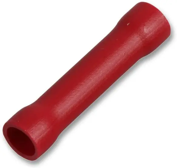 Raraion 16A Red Butt Splice Wire Connector - Pack of 100