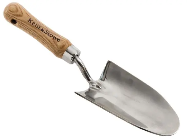 Kent & Stowe Stainless Steel Garden Hand Trowel, FSC® Ash Handle