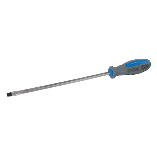 Silverline Hammer-Through Screwdriver, Slotted, 8x250mm
