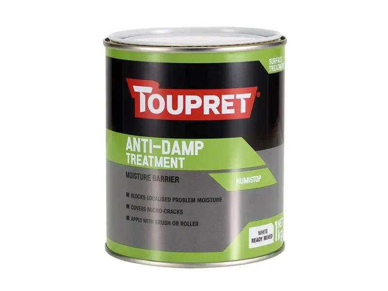 Toupret Anti-Damp Treatment, 1 Litre, Water-Based