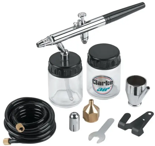 Clarke International 3-Piece Airbrush Kit, 700g