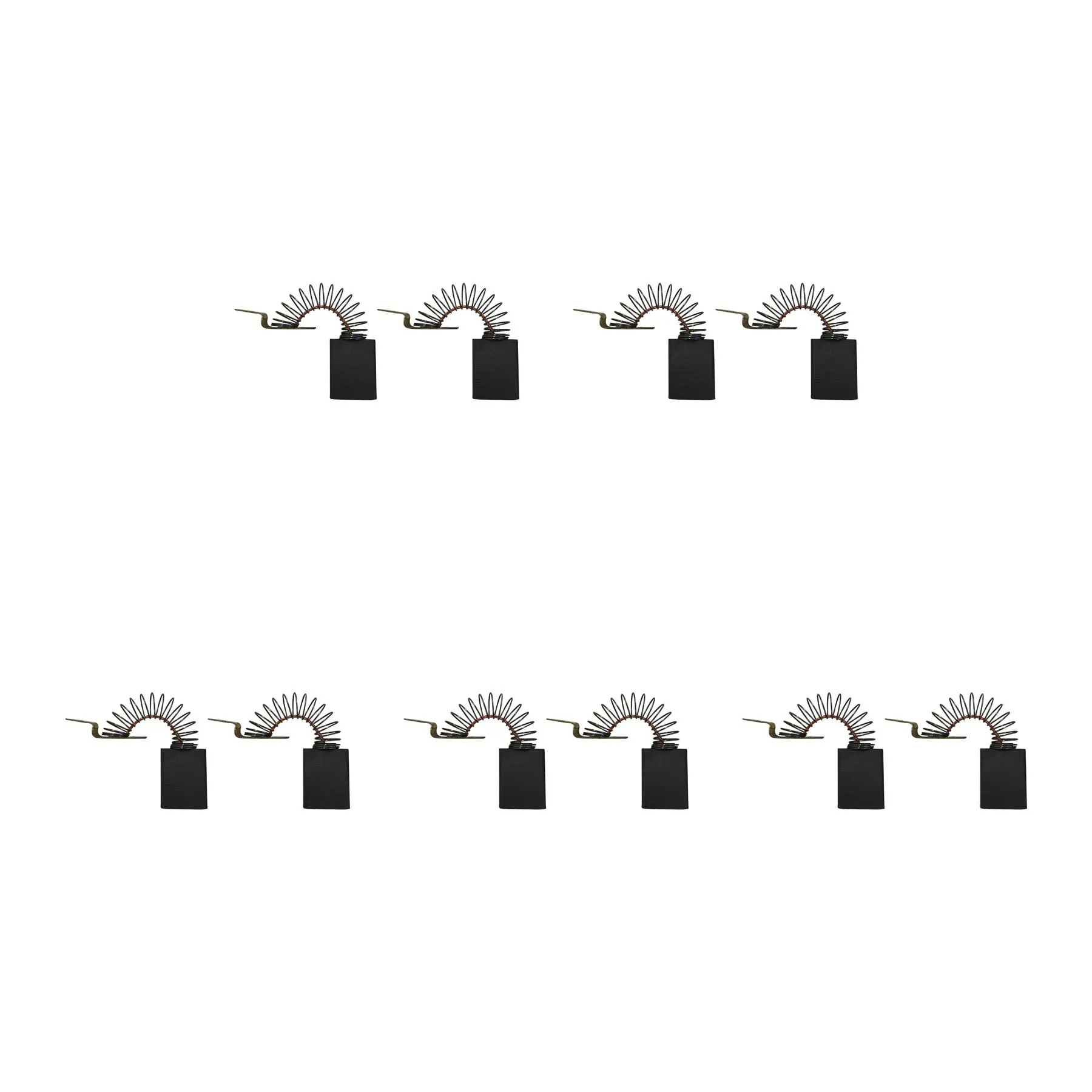 CarbonBr Escobillas de Carbono Felissati L53F1, 5 Juegos (10 Piezas), 6.2 x 16x