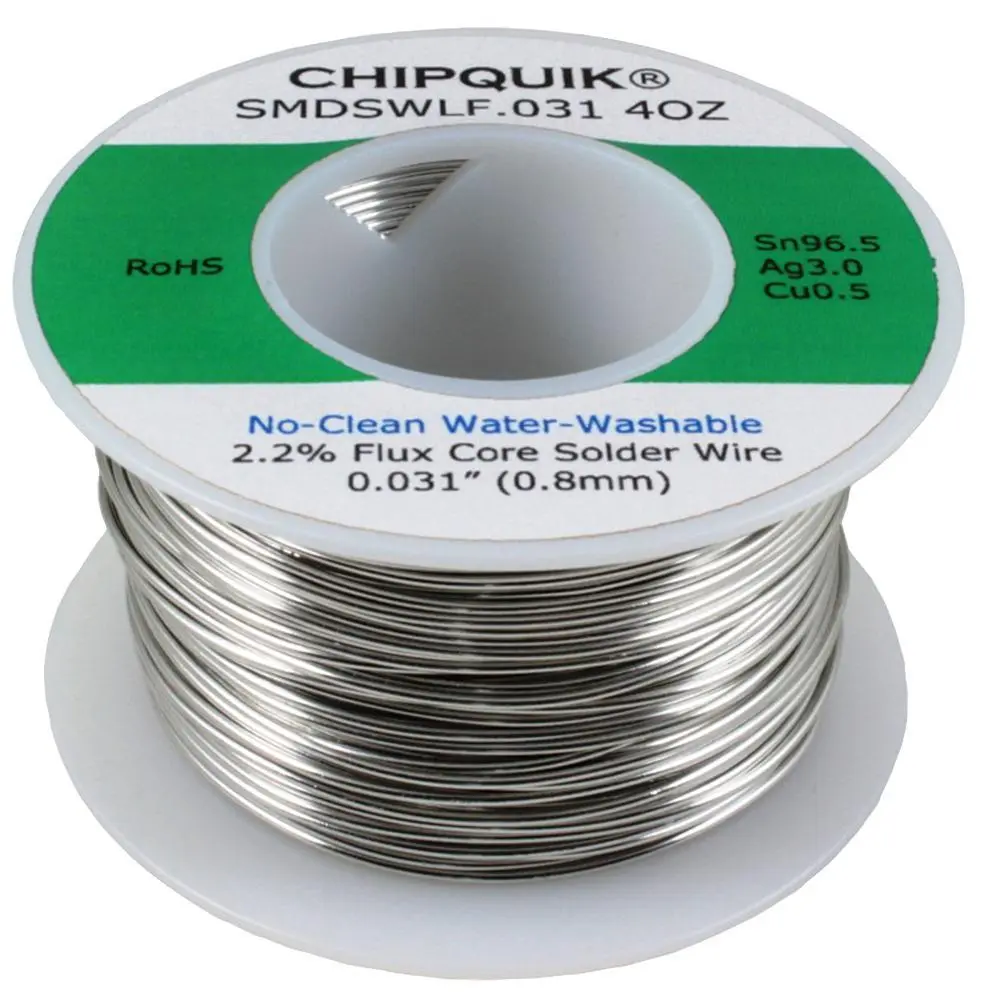 CHIP QUIK 鉛フリーはんだ線 ノークリーン 0.8mm 113g