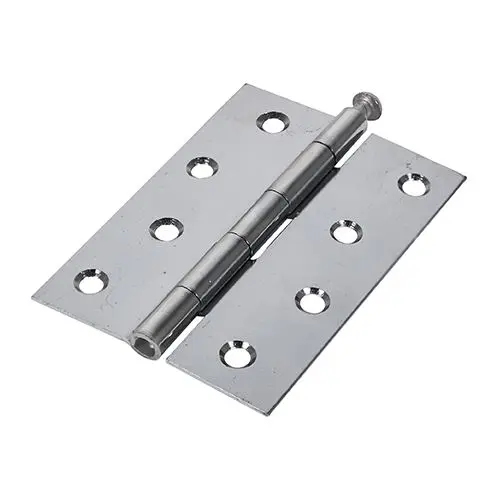 Timco Butt Hinge - Loose Pin, Polished Chrome, 100x71mm, Pack of 2