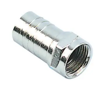 HiLo F Type Weerbestendige Crimp Plug, 50 ohm, CT100 Kabel - 2 Stuks