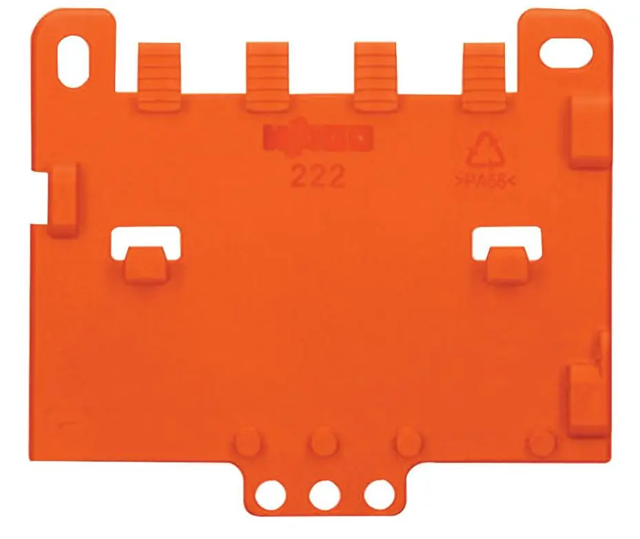 Plaque d'atténuation de tension WAGO pour supports de montage série 221 & 222